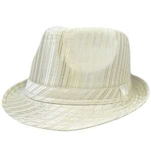   Stripes Small Medium Fedora Stetson Gangster Hat