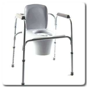  Invacare Steel Bedside Commode   3 in 1 Health & Personal 