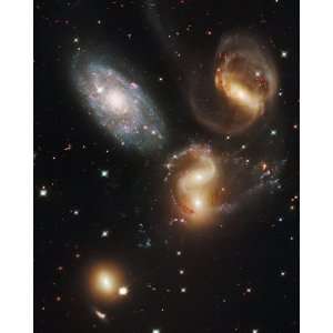  Hubble Space Telescope Photo Stephans Quintet NASA Photos 