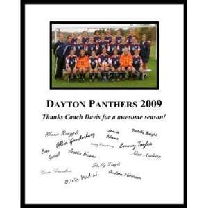  Personalized Coach Gift   Team Autograph Picture Frame 