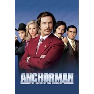  Anchorman The Legend of Ron Burgundy Movie Poster (27 x 