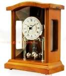 Solid Wood Walnut Finish Westminster Chime Automatic Night Shut Off 