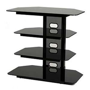   Audio Stand for 22 35 Flat Screen TVs (Black) TD510CB: Home & Kitchen