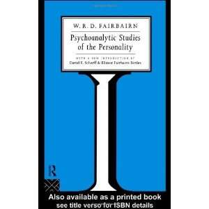   Studies of the Personality [Paperback] W. R. D. Fairbairn Books