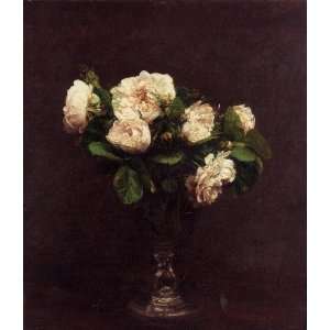   Théodore Fantin Latour   32 x 38 inches   White Ro