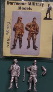 Metal Figures 1/48° Dartmoor Military DMM48M003 german Infantry Off 