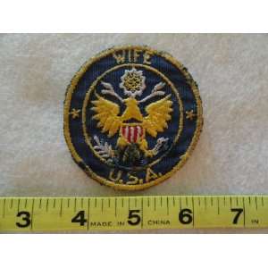  U.S.A. Military Wife   Vintage Patch 