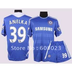    11/12 chelsea home blue soccer jersey 39# anelka