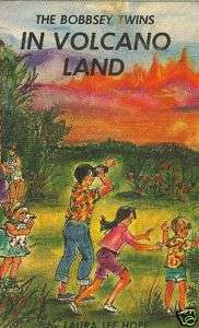 The Bobbsey Twins IN VOLCANO LAND ~ Lovely Vintage HB Book  