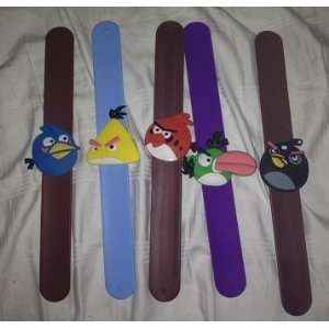  Angry Bird 3D Slap Bands Set of 5 