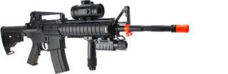 DE Airsoft M4 RIS Carbine Semi/Full Auto Electric Rifle   Plastic 