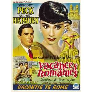 Roman Holiday (1953) 27 x 40 Movie Poster Belgian Style A:  