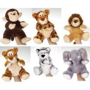   Assorted Jungle Animal Hand Puppets Case Pack 24 