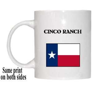    US State Flag   CINCO RANCH, Texas (TX) Mug 