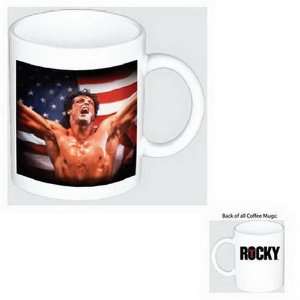  Officially Licensed Rocky Logo U.S.A. Coffee Mug Kitchen 