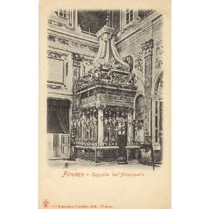   Postcard Cappella dellAnnunziata   Florence Italy 