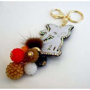  Elegant Love Kitty key Holder/Key Ring/Key Chain/Handbag 