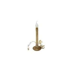    Gerson 60786   9 Electric Antique Ivory Candle Lamp
