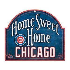  Chicago Cubs Home Sweet Home Wooden Sign Sports 