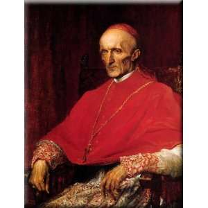 Cardinal Manning 12x16 Streched Canvas Art by Watts, George Frederick
