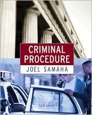Criminal Procedure, (0495913359), Joel Samaha, Textbooks   Barnes 