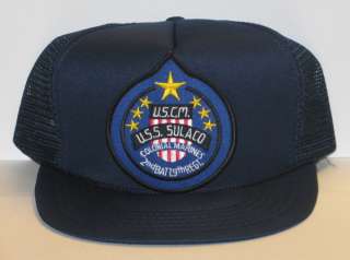 Aliens Movie U.S.S. Sulaco Logo Patch Baseball Hat /Cap  