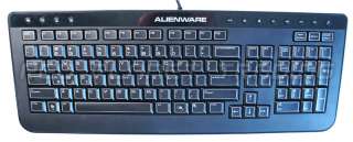 Dell Alienware Multimedia Wired USB Keyboard H9Y23 SK 8165  