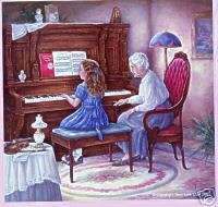 Paula Vaughan Vaughn Art Piano Lessons Music Daughter  