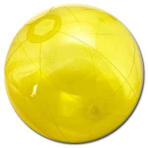    Beachballs   16 Translucent Yellow Beach Balls
