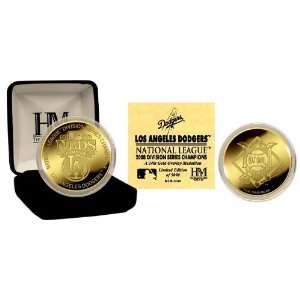  L.A. Dodgers 2008 NLDS CHAMPIONS 24KT GOLD COIN 