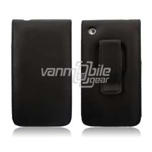  Cover Leather Case Holster w/ Rotating Belt Clip for Apple iPhone 3G 