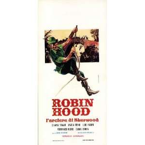  Robin Hood Never Dies Poster Italian 13x28 Joaqu?n Blanco 