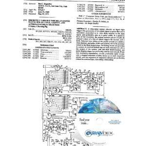  NEW Patent CD for DISCRETELY VARIABLE TIME DELAY SYSTEM 