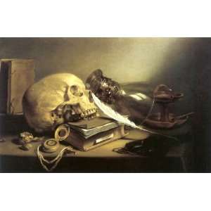  CANVAS A Vanitas Still Life Skull 1645 by Pieter Claesz 14 