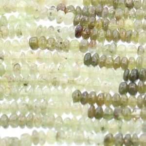 Grossular  Rondell Plain   4mm Diameter, Sold by 16 Inch Strand with 