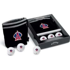  Los Angeles Angels of Anaheim Valuables Pouch and 6 Golf 