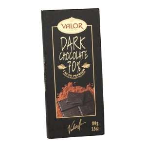 VALOR: 70% Dark Chocolate Bar:17 Count: Grocery & Gourmet Food