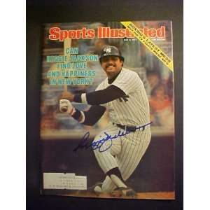  Reggie Jackson New York Yankees Autographed May 2, 1977 