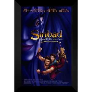  Sinbad Legend of the 7 Seas 27x40 FRAMED Movie Poster 