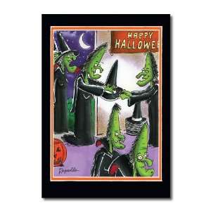  Funny Halloween Card Cone Head Witches Humor Greeting Dan 