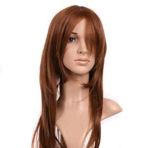    Brown Medium Length Anime Cosplay Costume Wig Toys & Games
