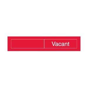 EN302R   Engraved, Occupied/Vacant, 2 X 10, Red, 2 Ply Plastic 