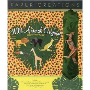    Wild Animal Origami Book and Gift Set Arts, Crafts & Sewing