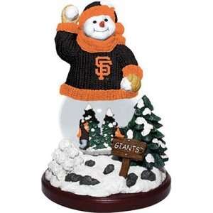 San Francisco Giants MLB Snowfight Snowman Figurine