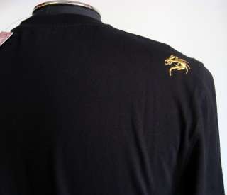MONTA SOCCER Black & Gold LOGO T Shirt   Size Large  