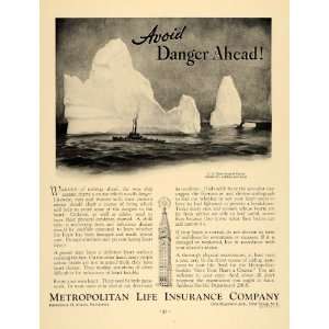  1936 Ad Metropolitan Life Insurance US Coast Guard 