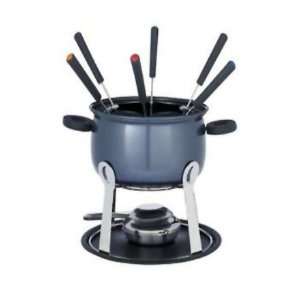  Luna Blue Meat Fondue Set by Trudeau   11 pcs.