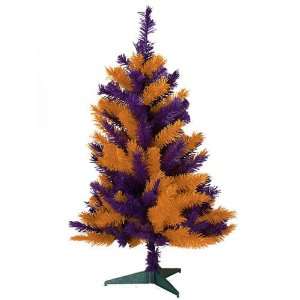   University Tigers Artificial Christmas Tree   Unlit: Home & Kitchen