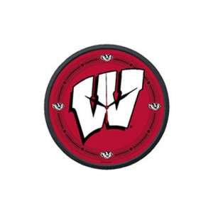  Wisconsin Badgers NCAA Round Wall Clock: Sports & Outdoors