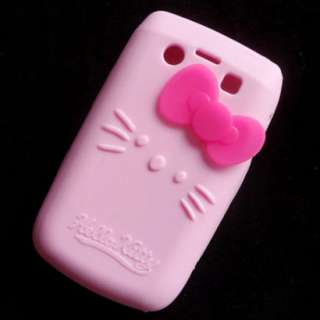 Hello Kitty Silicone Case For Blackberry 9700 Bold Pink  